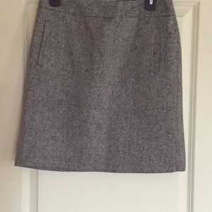 Brown tweed skirt